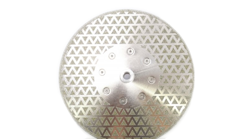 Diamond plating saw 125/230mm for cutting and grinding marble